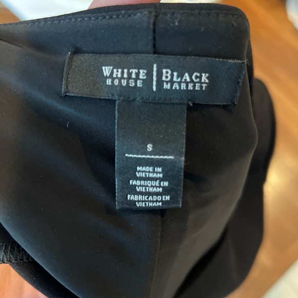 WHITE HOUSE BLACK MARKET Paneled Ponte Tunic Sz: S - Picture 5 of 5